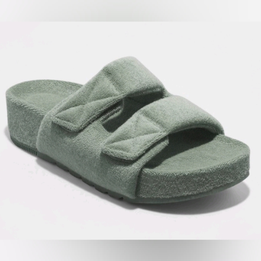 Women's Remi Platform Slide Sandals - A New Day™Sage Green.